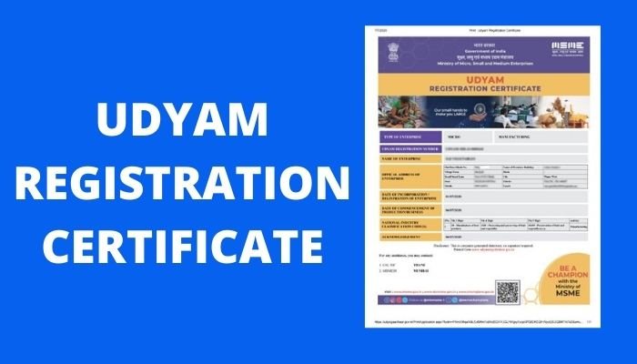 msme udyam registration